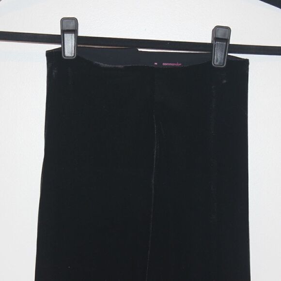 Commando High Waisted Black Velvet Pants Women Size Medium - Picture 5 of 10